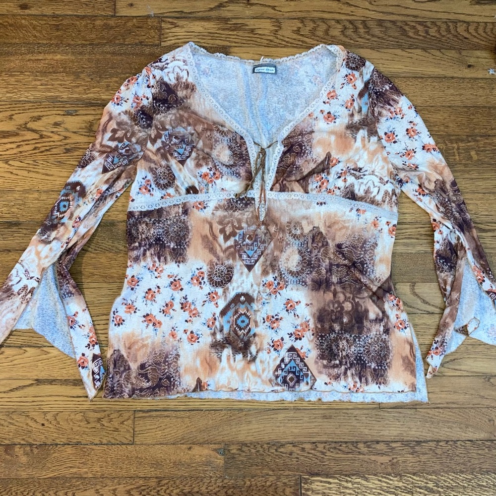 Y2K Western Fairy Top